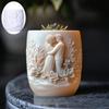 Сделай сам: статуэтка обнимающейся пары, рельефный круглый горшок для суккулентов, силиконовая форма для фигурок мужчины и женщины, подсвечник, гипсовая форма.