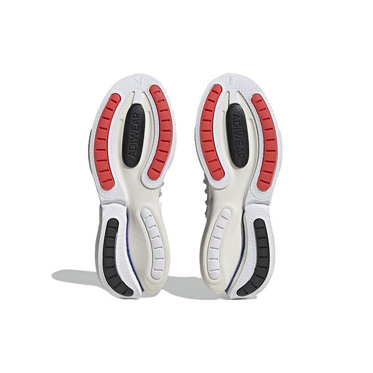 adidas AlphaBoost V1 White Black Blue Fusion Мужские кроссовки Cloud-White Bright-Red HP2757