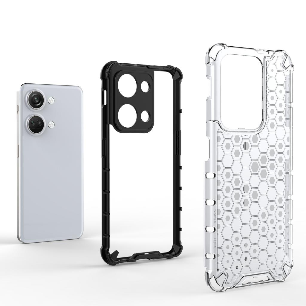 For OnePlus Nord 3 5G/Ace 2V Anti-drop Phone Case Honeycomb Texture Shockproof Cover
