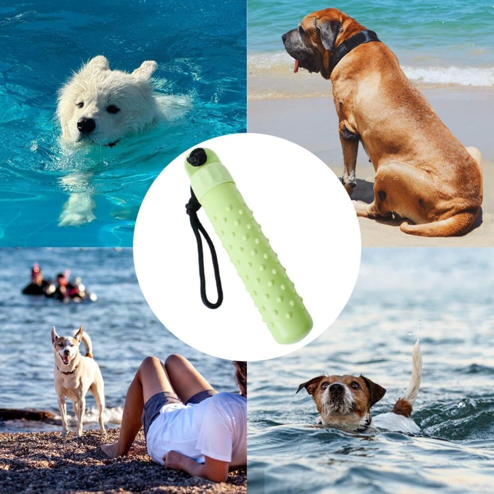 (Red) Dog Float Bumper Chew Toy Training Dummy Retrieving Bumpers Pool Beach Water Game Interactive Toys For Small Medium Large Dogs