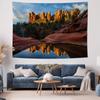 Red Rock Scenic Beauty Wall Hanging  Natural Landscape Decorative Tapestry