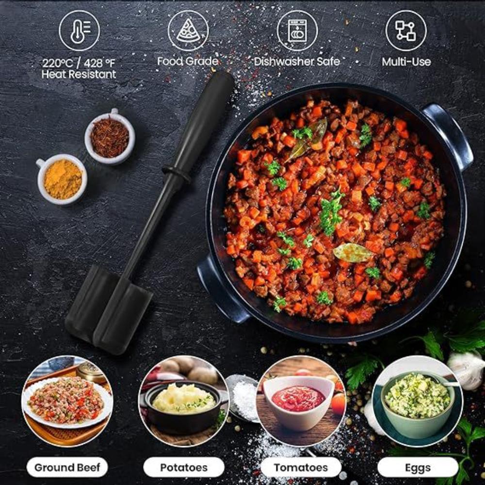 Ручной измельчитель мяса, скребок для готовки, мясорубка, лопатка для перемешивания