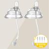 Hegen Baby Bottle Compatible Bebe Can Straw Refill Set + Straw Cleaning Brush 4p