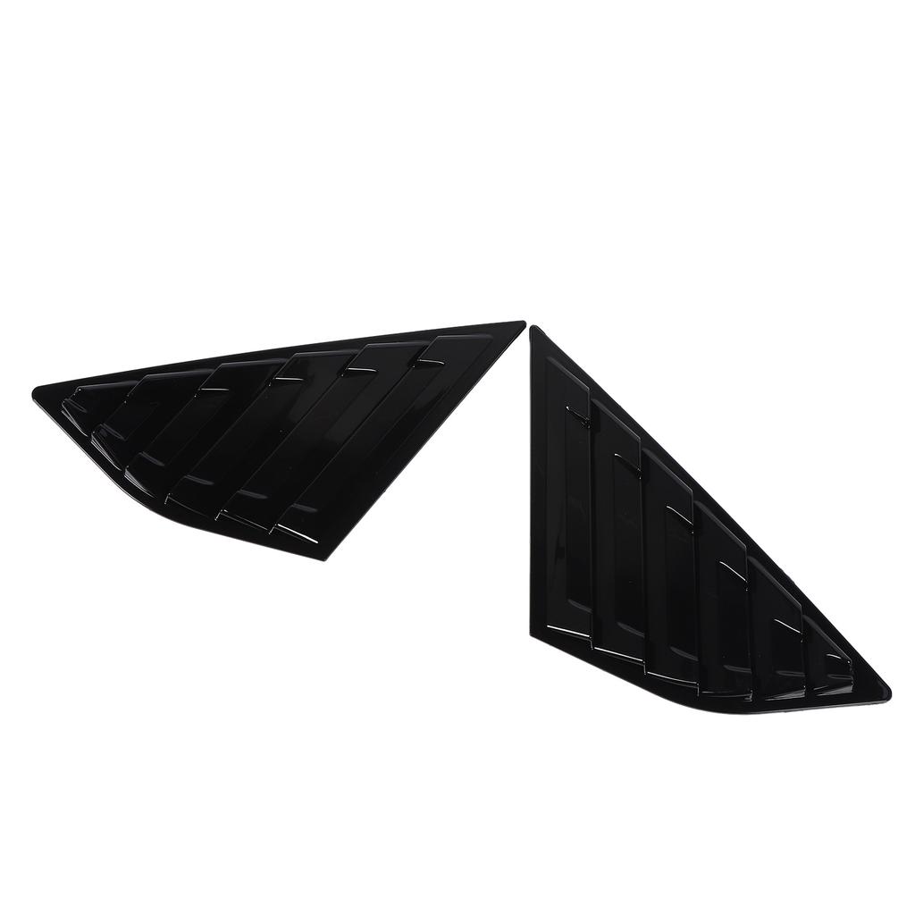 Крышка жалюзи заднего окна, глянцевая черная, ABS, треугольная, боковые жалюзи, крышка вентиляционного отверстия для Focus C346 Ha