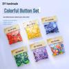 Набор для создания красочного букета из пуговиц своими руками: Креативные детские украшения ручной работы