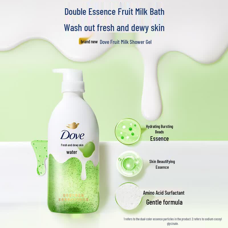 Dove Essence Shower Gel with Green Grape & Soy Milk Scent