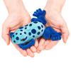 COLORATA Cobalt Poison Dart Frog Plush Mascot (Realistic Amphibianwith Chain) Cute Frog Keychain Doll Gift (Twice Tested)  Christmas Present