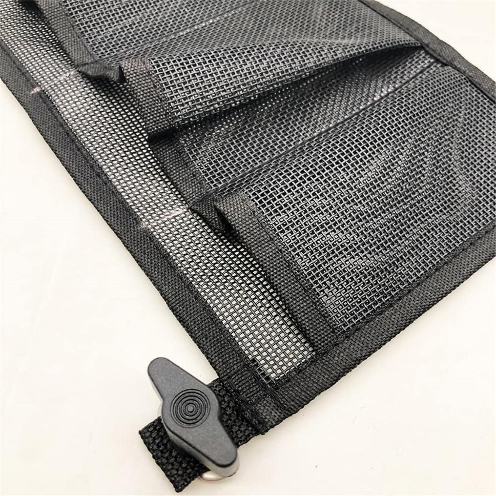 Сетчатая сумка для хранения каяка, каноэ, с 3 карманами, сетчатые карманы, боковые органайзеры для рыболовных снастей, сумка для хранения морского лодочного снаряжения