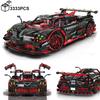 3333PCS Technic 1:8 Luxury Super Racing Sport Car Building Blocks Assemble Bricks Speed Vehicle Toy Gift For Adult Kids