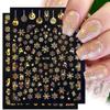 Xmas Nail Sticker Ultra-Thin Multiple Styles Decorative