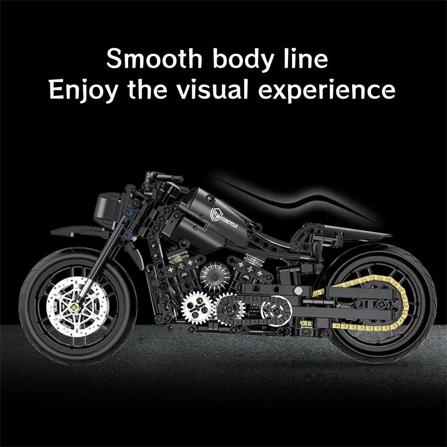 НОВЫЙ Технический Модель для сборки Мотоцикл Duke Harleys Мотоцикл Гоночный Автомобиль Строительные Блоки Кирпичики Игрушки Рождественские подарки на день рождения