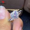 Heart White Shaped Delicate Classic Rings For Women Zircon Engagement Party Fine Personalized Jewelry Gift