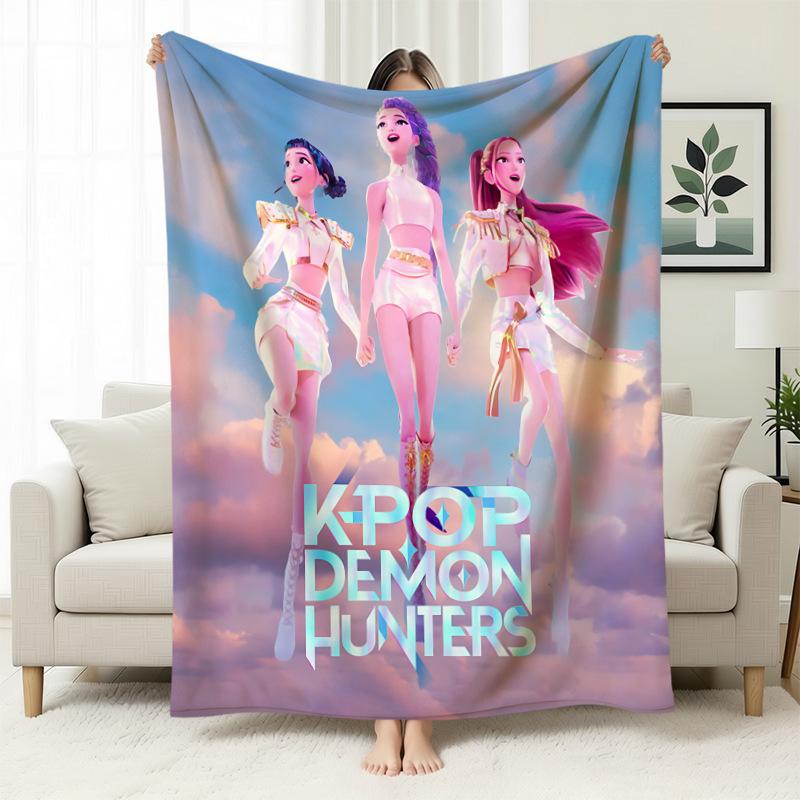 Kpop Witch Hunters Blanket Blanket Witch Hunters Peripheral Nap Blanket Printed Flannel Office Sofa Blanket