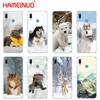 Силиконовый чехол для телефона для huawei Y5 Y6 Y7 Y9 PRO PRIME 2019 Honor 8s 8a 20 LITE PRO 10i view 20 V20 кошка собака медведь олень зима