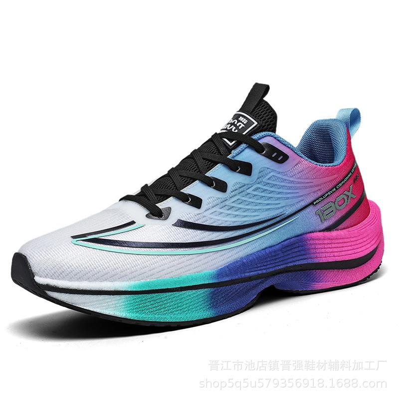 High-quality Running Shoes for Men and Women, the Same Style, Comfortable Soft Sole, High Elastic, Breathable and Shock-absorbing