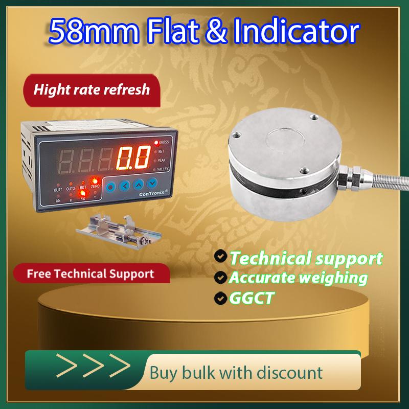 Industrial Loadcell Sensor Set Alloy Steel Weighing Module IP66 Waterproof with LED Display Control Meter for Automation