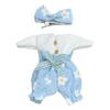 16CM Doll Clothes Suit Lace Princess Dress Headwear Cute Hoodies Skirt Overall Vest Hat OB11 Clothes Outfit 1/8BJD Accessories