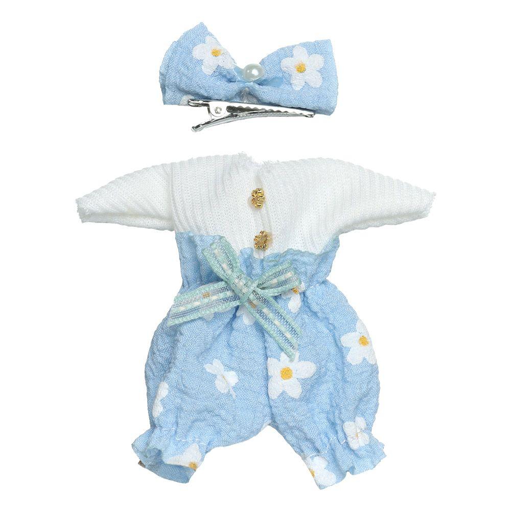 16CM Doll Clothes Suit Lace Princess Dress Headwear Cute Hoodies Skirt Overall Vest Hat OB11 Clothes Outfit 1/8BJD Accessories