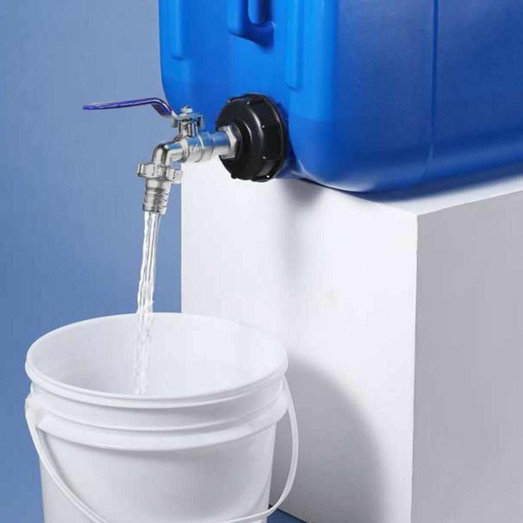 Переходник для бака IBC Kell, 1 шт., 3/4 дюйма с выпускным краном для бочки контейнера емкостью 1000 л