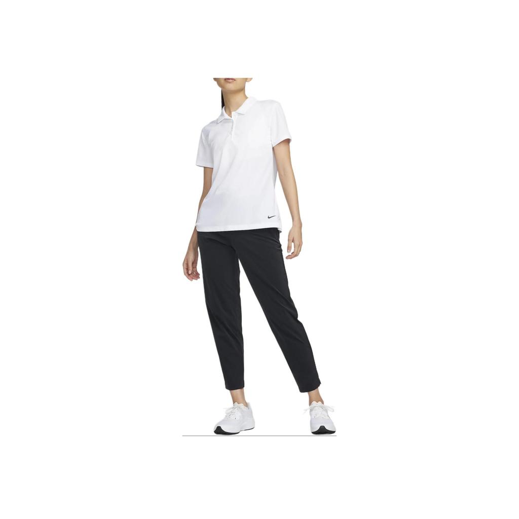 Nike Брюки для гольфа Dri-Fit Tour Solid со средней посадкой, узкие, прямые, повседневные, женские, черные FD5609-010