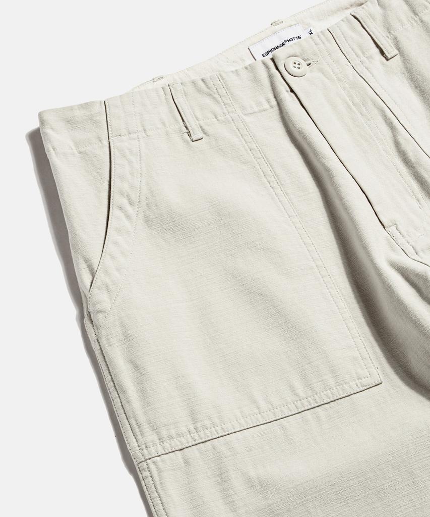 ESPIONAGE Wide Baker Pants Ecru