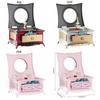 Save Space Ballerina Music Box With Makeup Mirror Jewelry Storage Box  Children