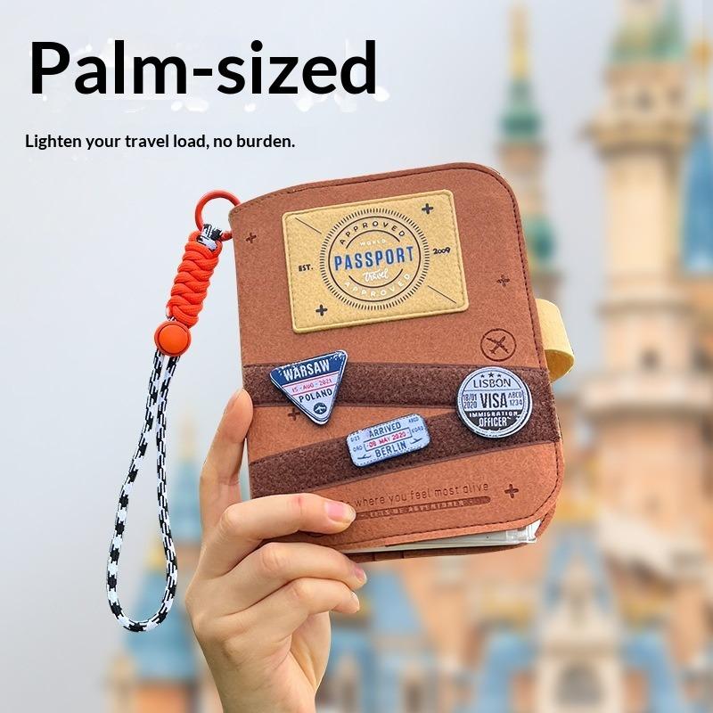 Travel Handbook Passport Document Storage Loose-leaf Handbook Travel Stamp Commemorative Notebook Diary