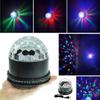 LED Crystal Magic Ball Light: 2-in-1 RGB Seven-Color Rotating Laser Stage Light