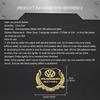 Для VOLKSWAGEN VW 2 шт. Наклейка для Volkswagen Golf MK4 MK6 MK7 Jetta Touareg Beetle Passat Polo Tiguan CC Наклейка на кузов автомобиля Металлическая E
