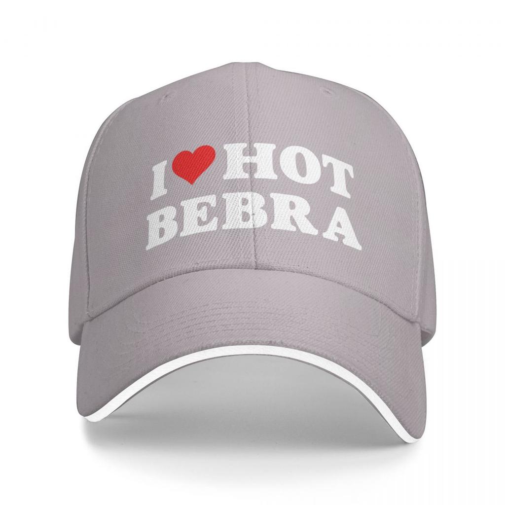 Кепка I Heart Hot Bebra I Love Hot Bebra, бейсболка, детская шапка, зимняя кепка унисекс, женская кепка