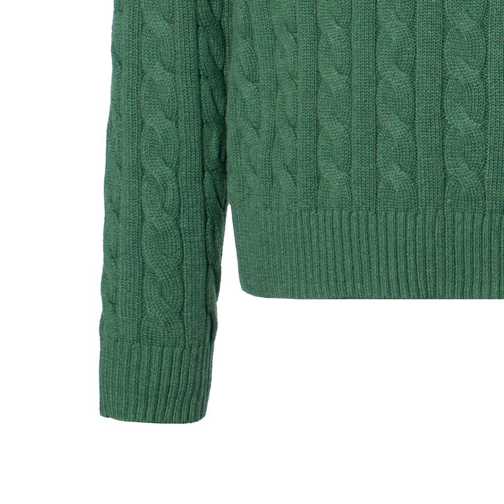 Polo Ralph Lauren Solid Color Crew Neck Long Sleeve Sweater Men Sweater Green 710918998-039