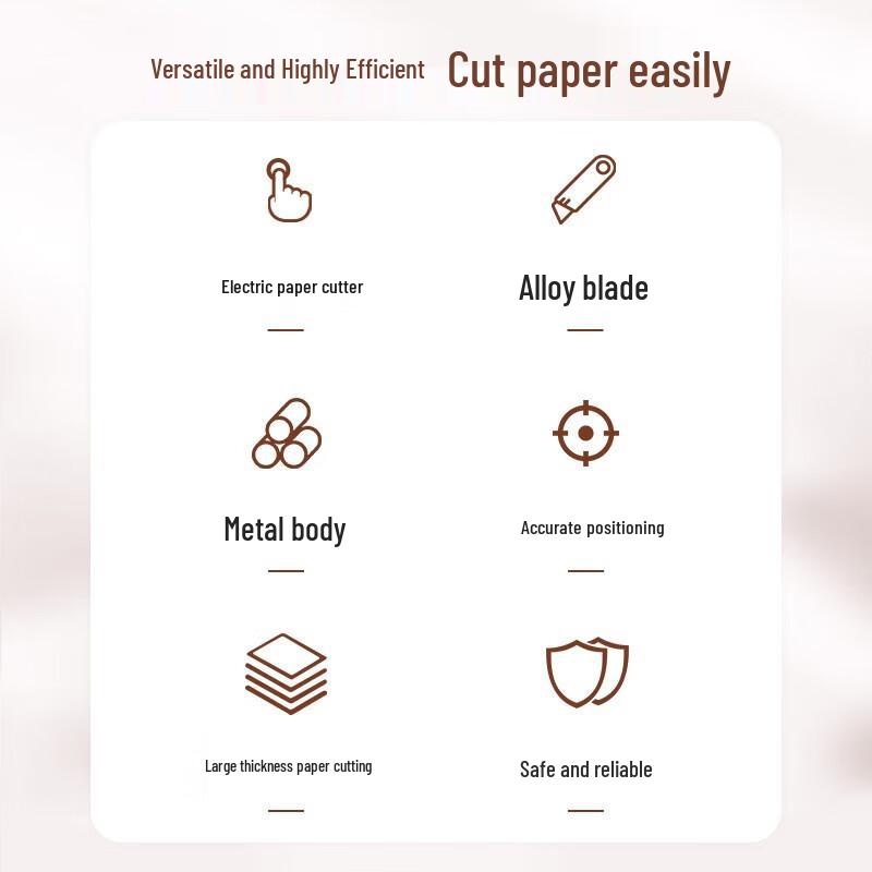 GEPAD QZ-400 Electric Desktop Paper Cutter CN plug (adapter included)