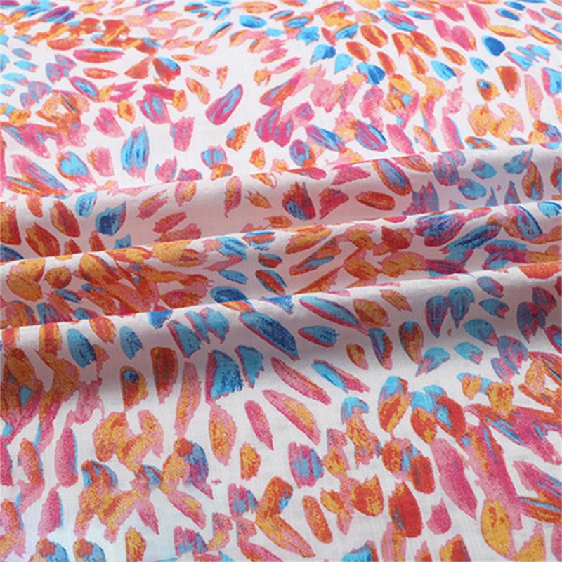 Летнее тонкое хлопковое платье Cheongsam, брюки с защитой от комаров, ткань «сделай сам», юбка, летние юбки, ткань с принтом, искусственная