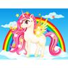 Diamond Painting Crotoon Animal Unicorn Handicraft Diamond Mosaic Full Display Fantasy Diamond Horse Embroidery Decor