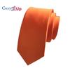 Cozy Up Solid Color Tie Men Thin and Narrow Version Formal Dress Business Wedding 148x6x3.5cm