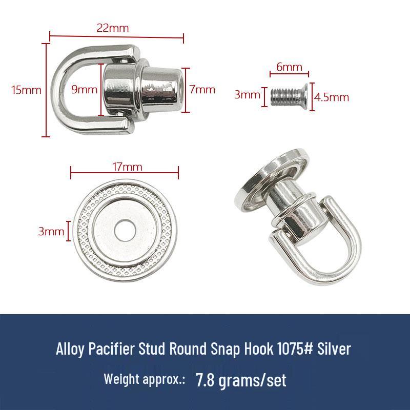 Аксессуары для сумок и багажа: Кольца, Голова монаха, Пирсинг сосков, Кожаные пряжки для DIY, Декоративные винты-заклепки