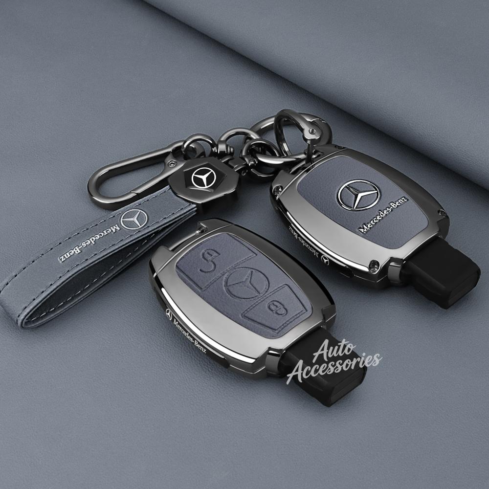 HXA1 Zinc Alloy Car Key Case Cover Protection Shell For Mercedes Benz A B C E Class GLS GLA GLK GLC CLS CLA W204 W205 W212 W463 W176