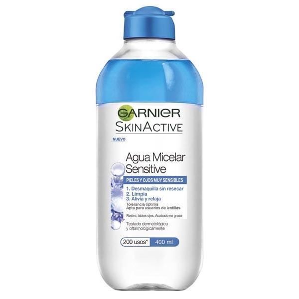 Eau micellaire - GARNIER - Skinactive - 400 ml - Peau sensible - Unisexe