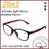 Очки для чтения мужские с защитой от синего света, очки для пресбиопии женские, компьютерные очки против усталости +1.0 +1.5 +2.0 +2.5 +3.0 +3.5 +4.0