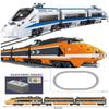 KAZI HIGH-TECH  Powered Electric Classic Train City Rail  Motor Building Blocks Bricks Boys Toys for Kids No Box