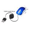 Lovely Mini Wired Mouse Retractable Usb Cable Ergonomic Office Computer Pc Laptop Gaming Mice