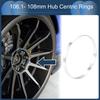 INFINAUTO Hub Centric Ring 108mm OD 106.1mm ID Car Wheel Hub Ring Aluminum Alloy Silver Tone 4pcs