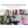 Reading Glasses Men Women Folding Spectacles Spectacles Frame Tr Glasses +1.0 +1.5 +2.0 +2.5 +3.0 +3.5 +4.0 With Leather Case