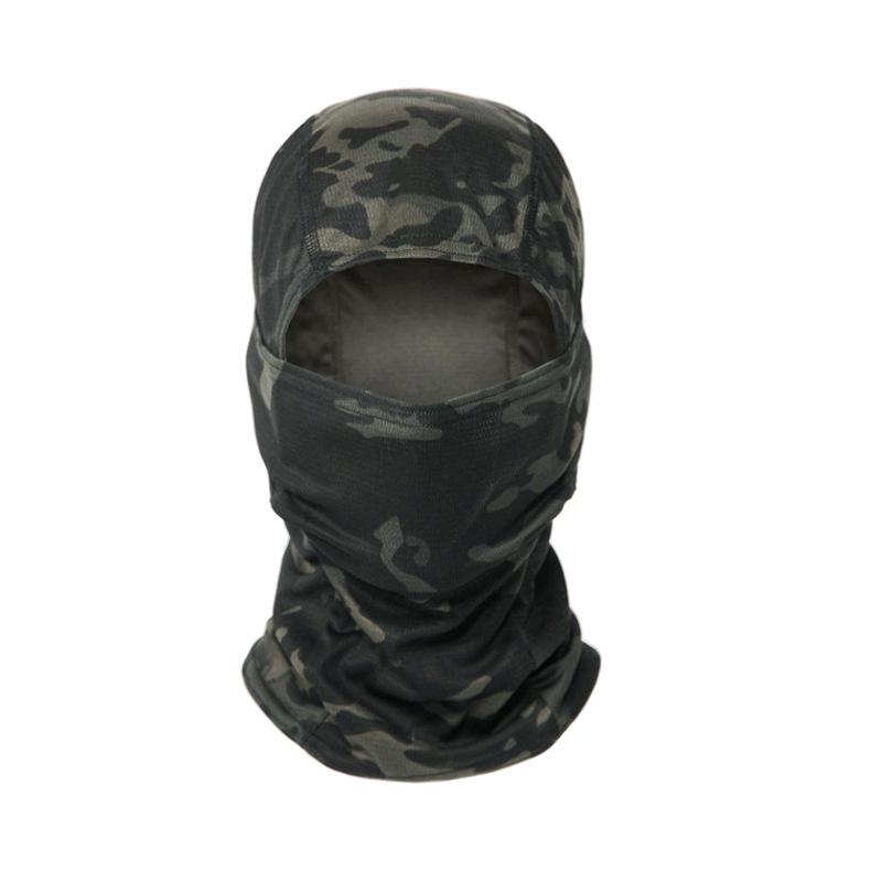 Men's Outdoor Cycling Tactical Camouflage Balaclava Sunscreen Skullcap Helmet Liner