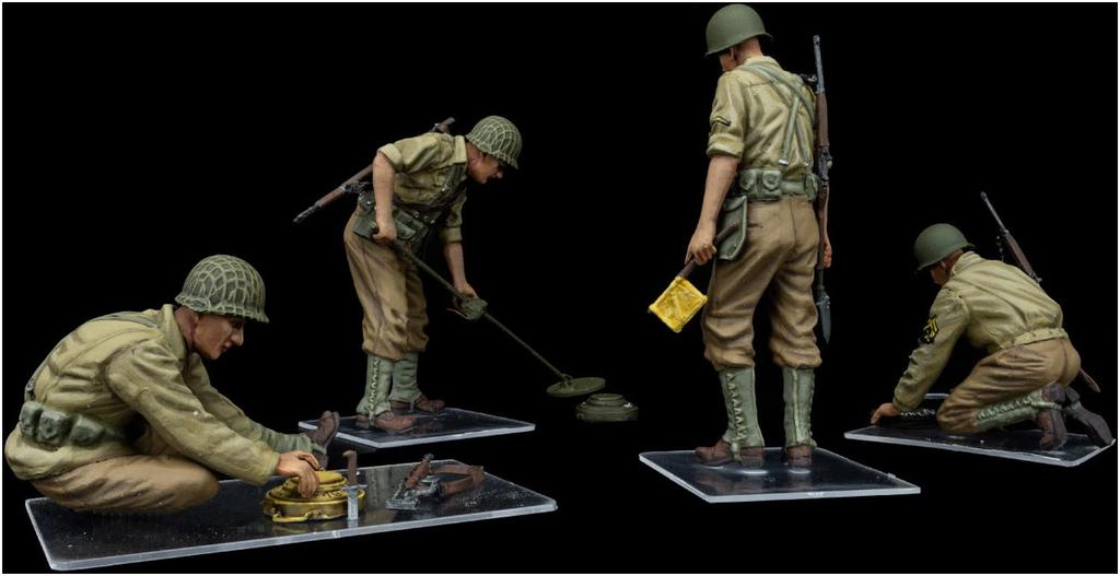 MiniArt Масштабная модель американского миноискателя Пластиковая модель MA35251 1/35 (Формованный цвет)