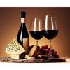 Diamond Painting Cross Stitch Diy Round Diamond Mosaic Diamond Embroidery Wine & Breakfast