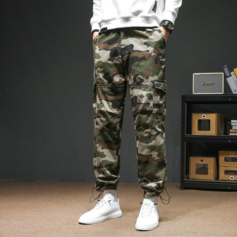 Мужские износостойкие рабочие брюки с несколькими карманами | Комбинезон для защиты труда свободного кроя