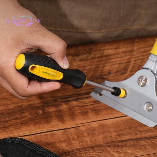 Удлиненная отвертка, эргономичная ручка, высокая твердость, многофункциональная, плоская головка с крестообразным шлицем, магнитная отвертка