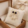 Hollow Animal Metal Pin Light Luxury Owl Badge Pin Fashion Jewelry Owl Rhinestone Brooch  Gifts