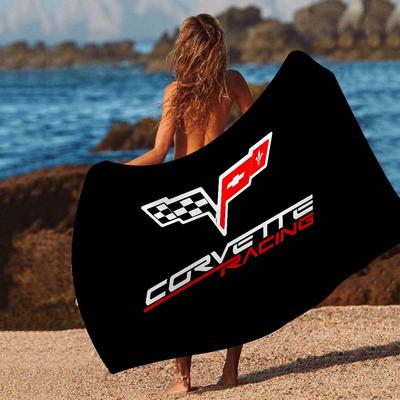 C-Corvettes Аниме Пляжное полотенце для плавания Мягкое впитывающее полотенце для лица Детские подарки Для детей Путешествия Кемпинг Спортзал